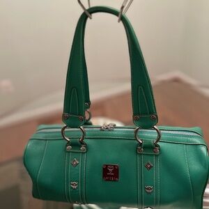 MCM Leather Papillon Bag